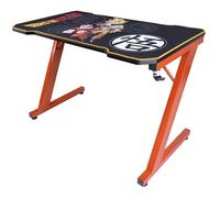SUBSONIC DBZ Dragon Ball Z - Scrivania ergonomica da gioco con finitura in carbonio e tappetino per mouse integrale per PC gamrer con licenza ufficiale