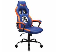 SUBSONIC Dragon Ball Z Original seida da Gioco, Metallo, Blu | Licenza Ufficiale, Ergonomica, Dondolo, Poggiatesta e Braccioli, Altezza Regolabile, per Adolescenti e Adulti