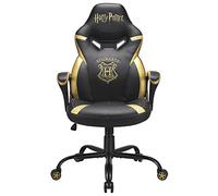 SUBSONIC Harry Potter, Sedia da gaming Junior, Poltrona da ufficio ergonomica e oro con licenza ufficiale, Nero