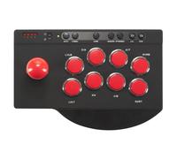 Subsonic SA5662 accessorio per videogiochi Nero, Rosso Bluetooth/USB Fightstick PlayStation 4 - Nouvo