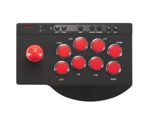 Subsonic SA5662 accessorio per videogiochi Nero, Rosso Bluetooth/USB Fightstick PlayStation 4 - Nouvo