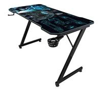 Subsonic - Scrivania Gaming Ergonomico Finitura Carbonio con Tappetino Mouse XXL Batman per PC Gamer - Licenza Ufficiale