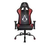 SUBSONIC - Sedia Gaming e Ufficio Assassin's Creed - Nero | Licenza Ufficiale, Ergonomica, Funzione Dondolo, Dossier Reclinabile 180°, Braccioli 2D, Altezza Regolabile