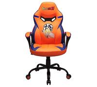 SUBSONIC - Sedia Gaming per Bambini Dragon Ball Z Super Saiyan - Arancione | Licenza Ufficiale, Sedia Scrivania per Bambini e Ragazzi, Dondolo, Poggiatesta e Braccioli, Altezza Regolabile