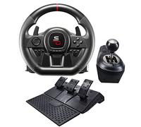 SUBSONIC Superdrive - Volante da corsa GS650-X con cambio manuale, 3 pedali e paddle per Xbox X/S Series, PS4, Xbox One (programmabile)