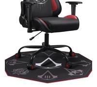 Subsonic - Tappetino da Gioco per Sedia Gaming Assassin's Creed - Nero | Licenza Ufficiale, Decorazione per Fan, Antiscivolo, Protezione Pavimento per Sedia, 100x100 cm