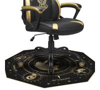 Subsonic - Tappetino da Gioco per Sedia Gaming Harry Potter - Nero | Licenza Ufficiale, Decorazione per Fan, Antiscivolo, Protezione Pavimento per Sedia, 100x100 cm