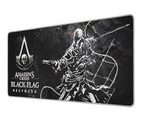SUBSONIC - Tappetino per Mouse XXL Assassin's Creed - Black Flag | Licenza Ufficiale, 90x40 cm Ideale per Gaming, Superficie Liscia, Base Antiscivolo, Tessuto Idrorepellente, Bordi Cuciti