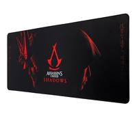 SUBSONIC - Tappetino per Mouse XXL Assassin's Creed Shadows - Nero | Licenza Ufficiale, 90x40 cm Ideale per Gaming, Superficie Liscia, Base Antiscivolo, Tessuto Idrorepellente, Bordi Cuciti