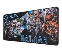 SUBSONIC - Tappetino per Mouse XXL Batman - Story | Licenza Ufficiale, 90x40 cm Ideale per Gaming, Superficie Liscia, Base Antiscivolo, Tessuto Idrorepellente, Bordi Cuciti