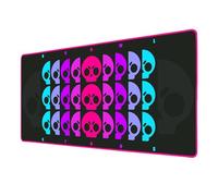 SUBSONIC - Tappetino per Mouse XXL Brawl Stars - Nero | Licenza Ufficiale, 90x40 cm Ideale per Gaming, Superficie Liscia, Base Antiscivolo, Tessuto Idrorepellente, Bordi Cuciti