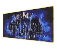 SUBSONIC - Tappetino per Mouse XXL Harry Potter - Blu | Licenza Ufficiale, 90x40 cm Ideale per Gaming, Superficie Liscia, Base Antiscivolo, Tessuto Idrorepellente, Bordi Cuciti