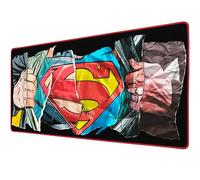 SUBSONIC - Tappetino per Mouse XXL - Superman Logo | Licenza Ufficiale, 90x40 cm Ideale per Gaming, Superficie Liscia, Base Antiscivolo, Tessuto Idrorepellente, Bordi Cuciti