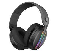 SUBSONIC - Vektra Cuffie Gaming Wireless con LED RGB per PS5 PS4 PC Xbox Switch, Altoparlanti 7.1 40mm, Microfono Retrattile - Nero
