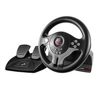 SUBSONIC - Volante Gaming SV250 per PS4, Switch 1 e 2, Xbox, PC - Nero | Volante da corsa 180°, pedali analogici, palette cambio marcia, vibrazione, 3 modalità sensibilità - PS4, Switch, Xbox, PC