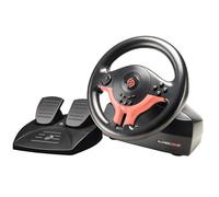 SUBSONIC - Volante Superdrive SV250-S. Volante da corsa Switch 2 / Switch. Rotazione a 180°, con pedali e palette sul volante - Red Edition