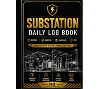 Substation Daily Log Book: Professional Register for Daily Operations, Equipment Monitoring, System Status, Alarms, Inspections, Meter Readings, Shift ... Events, and Compliance Documentation