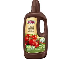 Substral Naturen Bio pomodori ed erbe alimentari, fertilizzante liquido per pomodori, peperoni, erbe e peperoncini, 1 l, verde