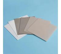 Substrati ceramici di zirconia/nitruro di alluminio/nitruro di silicio - Piastre ceramiche personalizzabili per applicazioni elettroniche e industriali - 1 pezzo (AIN) 100x100x0,25 mm)