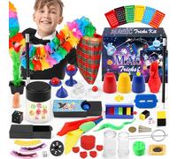 Subtail Giochi di Magia - 70+Trucchi Magici per Bambini - Kit Magico con Bacchetta e Istruzioni per Bambini di 6 7 8 9 10 11 12 Anni - Regalo Bambini per Ragazzi Ragazze Piccoli Principianti Halloween