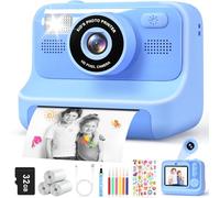 Subtail Macchina Fotografica Bambini Istantanea-2,4 Pollici 1080P Fotocamera Digitali Istantanea perBambini Selfie conScheda da32GB - Regalo per Bambini per Ragazze Ragazzi 3 4 5 6 7 8 9 10 11 12 Anni