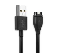 subtel 1x Smartwatch Connector to USB A Cavo di ricarica e dati compatibile con Garmin Fenix 8, 7 / Forerunner 255, 55, 265 / Vivoactive 5 / Venu 3, 3S, 2 / Enduro 3-1m, nero