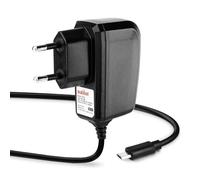 subtel, 5V Caricatore compatibile con Nintendo Classic Mini NES/SNES Alimentatore Micro USB Cavo di alimentazione 1A / 1000mA Lunghezza 1.1m Adattatore AC