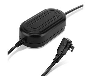 subtel Alimentatore AC-PW10AM compatibile con Sony A58 SLT-A58 A57 A65 Alpha A77 II A99 II A100 A200 A230 A290 A300 A350 ca. 3m Adattatore, Alimentazione da corrente di rete Caricatore, Cavo Ricarica