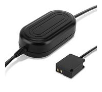 subtel Alimentatore DMW-AC8 + DMW-DCC8 Compatibile con ca. 3m + DC Coupler accu Adattatore, Alimentazione da Corrente di Rete Accoppiatore CC, Dummy Battery