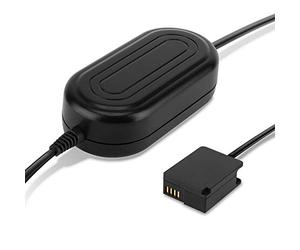 subtel Alimentatore DMW-AC8 + DMW-DCC8 compatibile con ca. 3m + DC Coupler accu Adattatore, Alimentazione da corrente di rete Accoppiatore CC, dummy battery