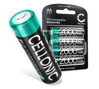 subtel, Batteria per Fotocamera, compatibile con Nikon EN-MH2, Coolpix B500, L29, A10, L25, L27 (1.2V, 2600mAh) 4 Pezzi