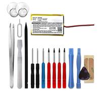 subtel, Batteria per Lettore MP3 compatibile con Apple iPod nano 1 Gen. - A1137, MA005LL/A (3.7V, 400mAh) + Set di attrezzi