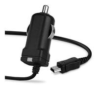 subtel Caricatore Mini USB da Auto 1.1m Compatibile con Cavo Ricarica per navigatore GPS, da 1A / 1000mA 5V caricabatteria da accendisigari