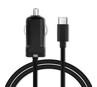 subtel Caricatore USB C Type C da auto 1.1m compatibile con cavo ricarica da 2.4A 5V alimentatore caricabatteria da accendisigari