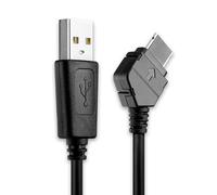 subtel Cavo USB del tipo Connettore compatibile con Samsung Samsung SGH-E250, SGH-U700, SGH-X830, SGH-X820, SGH-P300, SGH-D800 0.5A cavetto per telefono smartphone 1m in PVC nero per cellulare