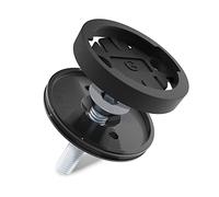 subtel Supporto GPS da manubrio bici - Staffa anteriore Aero regolabile per ciclocomputer - Attacco manubrio 25mm 32mm 35mm - Nero