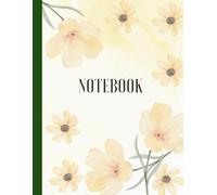 Subtle Meadow Flowers Notebook: Writing Journal Lined & For Work Or School , Diary , Note Taking,