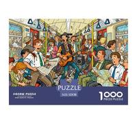 Subway Rush Hour Rampage Puzzle in Legno Impermeabile Puzzles Da 1000 Pezzi Regali Per Adulti Sfidanti E Rompicapo Giochi Di Impegnativi