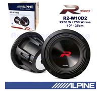 Subwoofer ALPINE R2-W10D2 10" 25cm 2250W 750Wrms Doppia bobina 2+2 Ohm