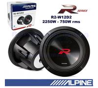 Subwoofer ALPINE R2-W12D2 12" 30cm 2250W 750Wrms Doppia bobina 2+2 Ohm