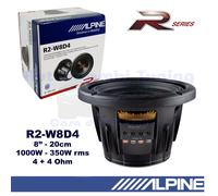 Subwoofer ALPINE R2-W8D4 8" 20cm 1000W 350Wrms Doppia bobina 4+4 Ohm