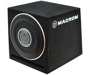 SUBWOOFER Attivo Auto 20cm SUB WOOFER 8" AMPLIFICATO Cassa compatta Reflex baule