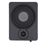 Subwoofer Auto 8" amplificato sub attivo auto 300W Ultra sottile, compatto, sistema di subwoofer attivo per il sedile inferiore, in alluminio pressofuso, amplificatore per auto