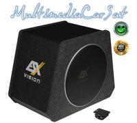 Subwoofer Auto Attivo Amplificato Bagagliaio Doppia Cassa ESX V800A 400Watts