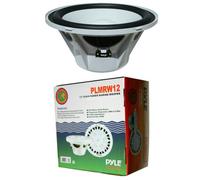 SUBWOOFER MARINO IMPERMEABILE PYLE PLMRW12 12" 30,00 CM 300 MM BIANCO 600 WATT
