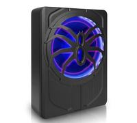 Subwoofer per auto, 25,4 cm, 800 W, subwoofer attivo per auto, 2,6 ohm, ultra piatto, subwoofer per auto, con amplificatore, controller, suono profondo, altoparlante per veicoli, camion, SUV (app con