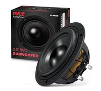 Subwoofer per auto a bobina singola da 3,5", 20 Watt a 4 Ohm, cono in PP con bordo in gomma, progettato per applicazioni audio personalizzate su auto, camion, veicoli mobili, PLMG35