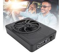 Subwoofer per auto slim da 10 pollici da 800W con LED blu e telecomando cablato