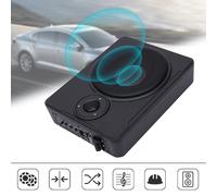 Subwoofer per auto ultra sottile da 8 pollici 600W Subwoofer attivo sotto il sedile per auto Bassi + copertura in metallo sottile 12V