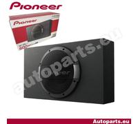 Pioneer Subwoofer attivo TS-WX1010LA, potente subwoofer con alloggiamento con potenza massima di 1200W, subwoofer da 25 cm in alloggiamento MDF, membrana IMPP, nero, potenza di ingresso nominale 600W